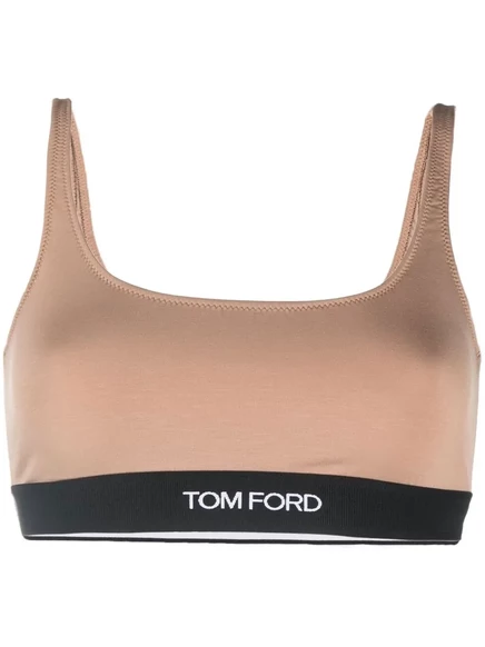 Женский бралет Tom Ford с логотипом, пыльно-розовая