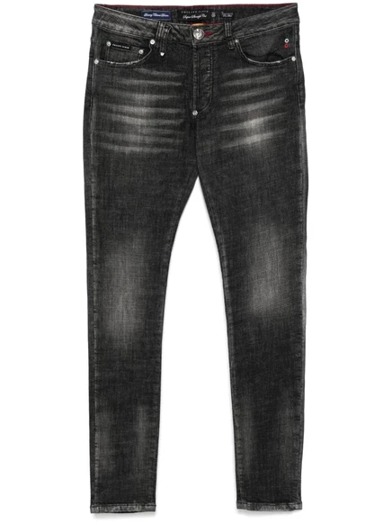 Мужские джинсы Philipp Plein Racing Club, черные