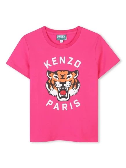 Праздничная футболка Kenzo Kids  pink
