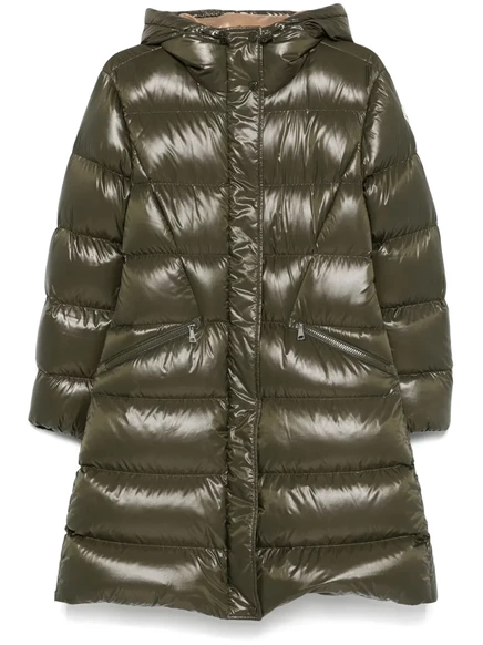 Пальто Moncler Bellevue green