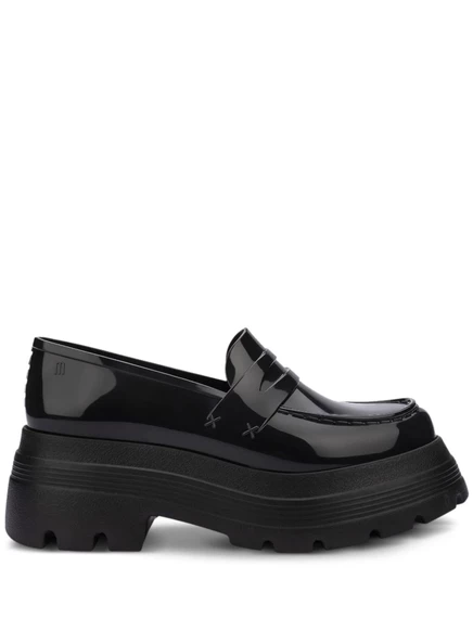 Высокие мокасины Melissa x Undercover Royal на высоком каблуке black