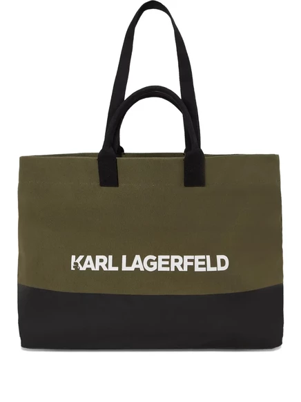 Мужская шоппер-сумка Karl Lagerfeld K/Essential, оливковая