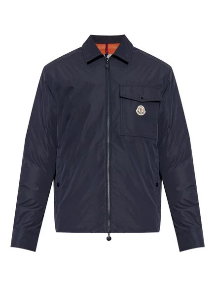 Куртка Moncler на молнии спереди blue