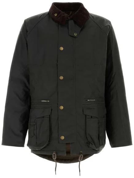 Мужская куртка Barbour Beaufort хлопковая, темно-зеленая