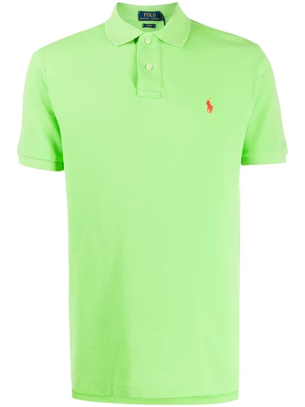 Мужская футболка-поло Polo Ralph Lauren с логотипом, зеленая