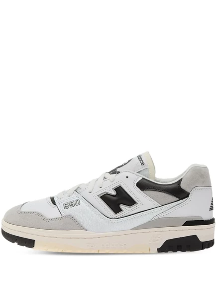 Кроссовки New Balance 550 кожаные, белые