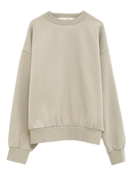 Мужская толстовка Fear Of God Essentials с круглым вырезом, бежевая