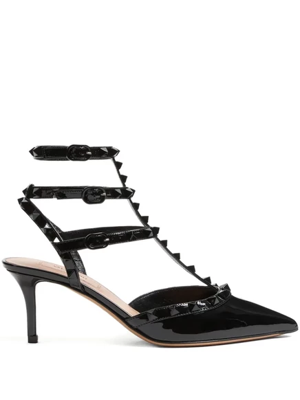 65-миллиметровые насосы Rockstud от Valentino Garavani black