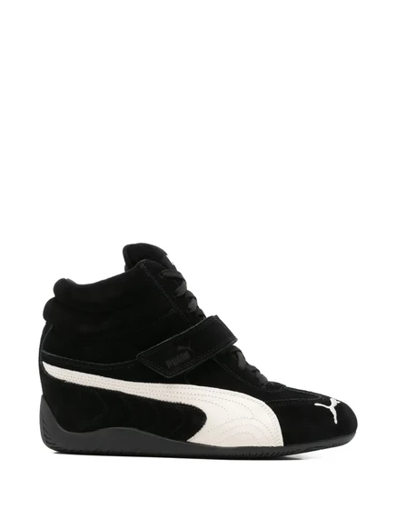Женские кроссовки Puma Speedcat Wedge OG на танкетке, черные