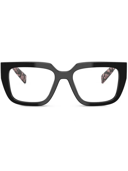 Очки в квадратной оправе Prada Eyewear black