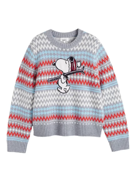 Женский свитер Chinti & Parker Snoopy Ski, серый