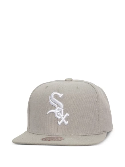 Мужская бейсболка Mitchell & Ness с логотипом команды, серая