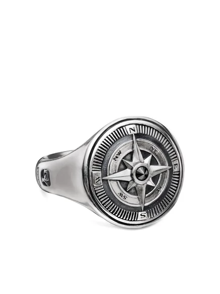Перстень David Yurman Maritime Compass, серебристый