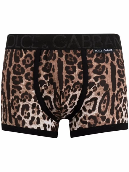 Мужские боксеры Dolce & Gabbana, леопардовые