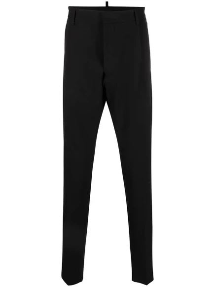 Укороченные брюки зауженного кроя DSQUARED2 black