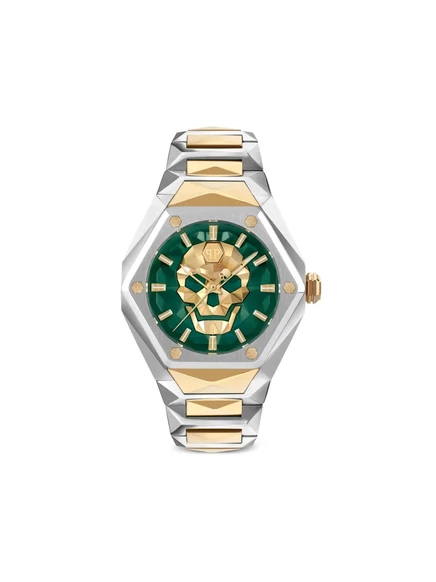 Мужские часы Philipp Plein The $kull Spikes 45 мм, зеленые