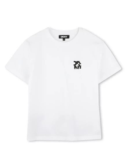 Футболка с логотипом Dkny Kids white