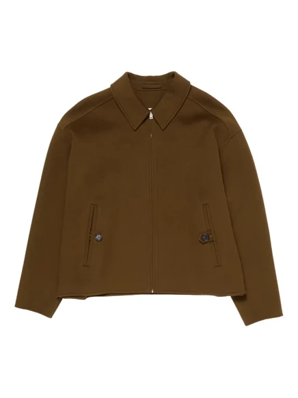 Куртка Acne Studios на молнии спереди green