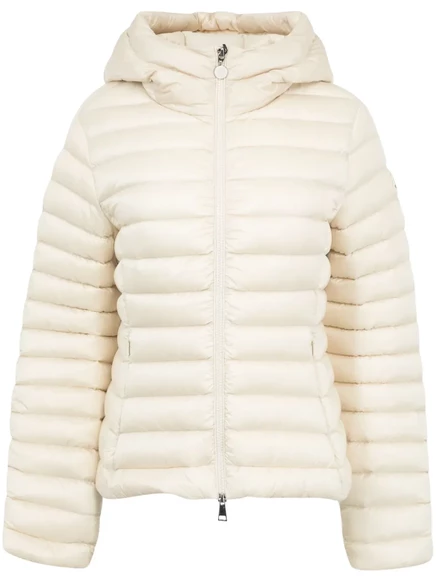 Женский пуховик Moncler Ige с капюшоном, белый