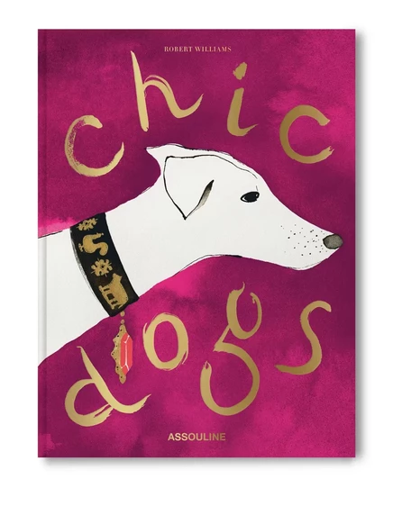 Книга Chic Dogs Роберта Уильямса, розовая