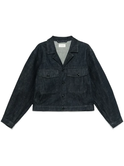 Мужская джинсовая куртка Lemaire Trucker, индиго
