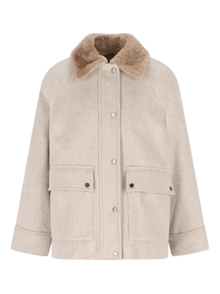 Женская куртка Brunello Cucinelli, бежевая