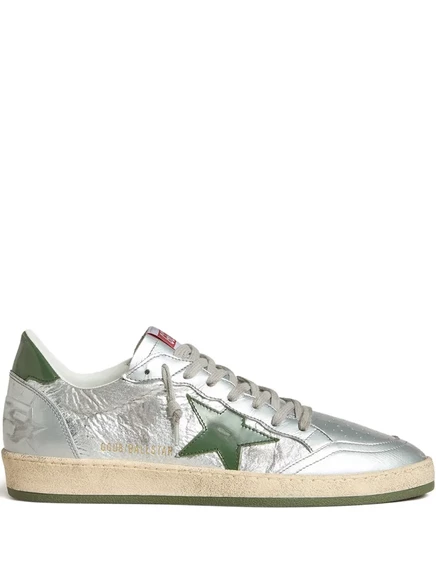 Мужские кроссовки Golden Goose Ball Star, серебристые