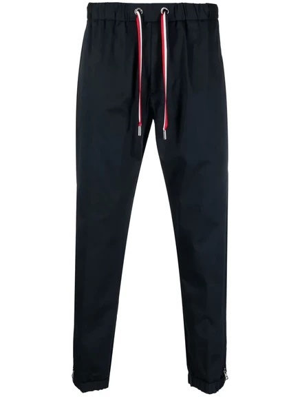 Мужские спортивные брюки Moncler Gabardine, темно-синие