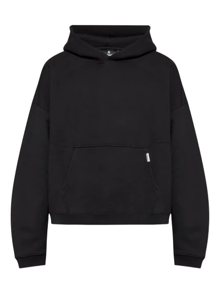 Мужское худи Represent с карманом-кенгуру, черное