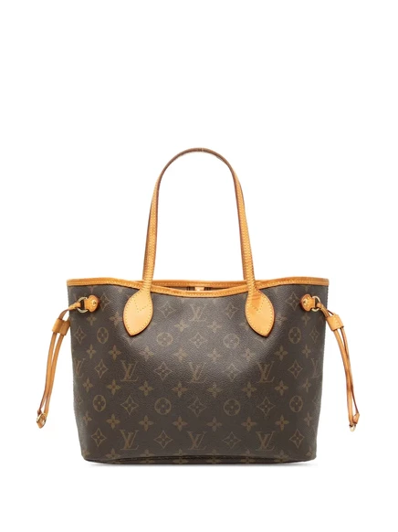 Сумка-тоут Neverfull PM, бывшая в употреблении у Louis Vuitton 2009 года выпуска, с монограммой