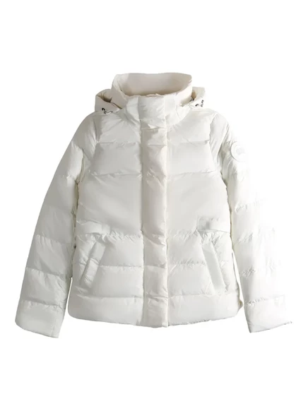 Женская пуховая куртка Canada Goose с капюшоном, белая