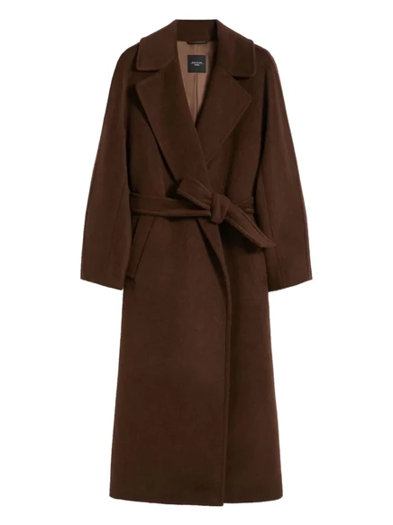 Темперное пальто выходного дня Max Mara brown