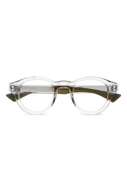 Унисекс очки Saint Laurent Eyewear круглые, белые