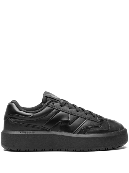 Кроссовки New Balance на шнуровке с низким берцем black