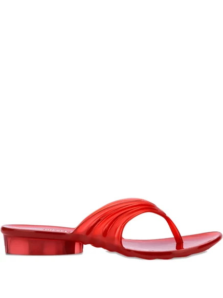 Шлепанцы-стринги Melissa x Diesel red