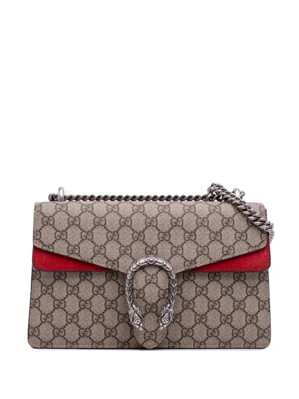 Маленькая сумка через плечо GG Supreme Dionysus, бывшая в употреблении у Gucci 2016-2025 brown