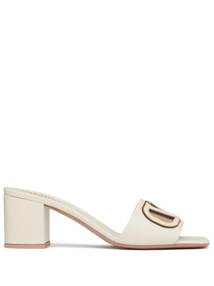 Босоножки с вырезом Valentino Garavani 60 мм VLogo neutrals
