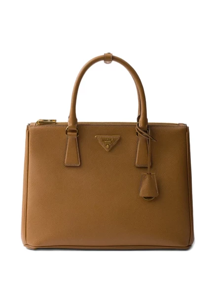 Женская сумка-тоут Prada Galleria Small, светло-коричневая
