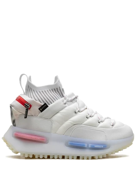Унисекс кроссовки Adidas x Moncler NMD GORE-TEX, белые