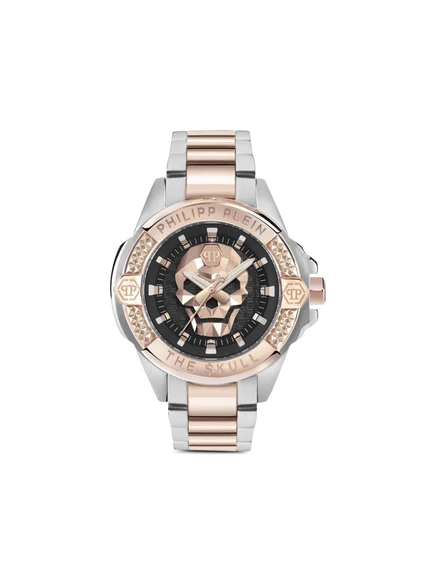 Мужские часы Philipp Plein The $kull 44 мм, сталь/розовое золото