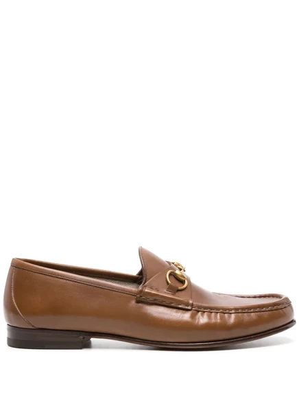 Мужские лоферы Gucci Horsebit 1953 из кожи, коричневые