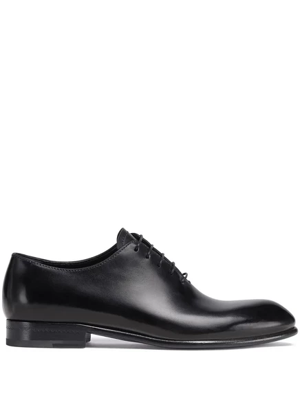 Мужские оксфорды Zegna Vienna из кожи, черные