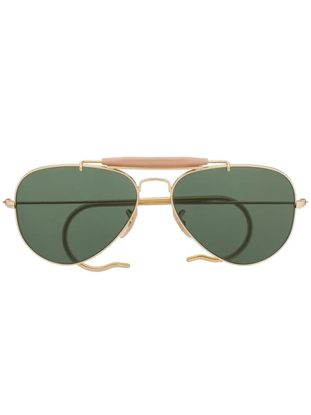 Солнцезащитные очки Ray‑Ban Aviator, золотистые