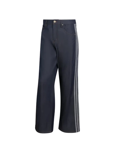 Мужские джинсы adidas Firebird прямого кроя, синие
