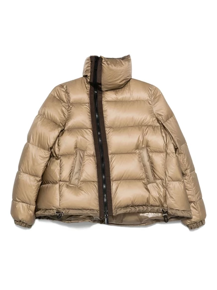 Женская стёганая куртка Sacai, бежевая