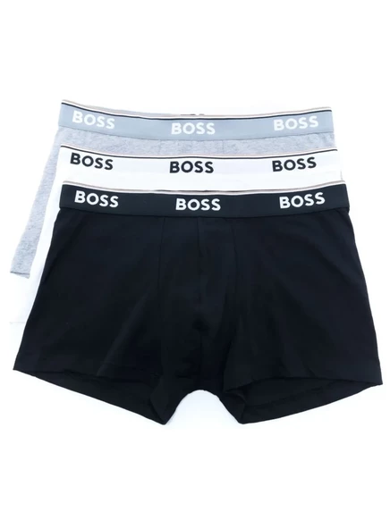 Мужские боксеры Boss с логотипом на поясе, черные