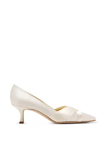 Женские туфли Manolo Blahnik Vieralo с ремешками, белые