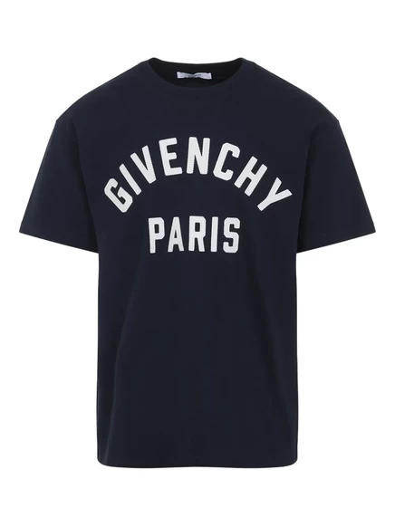 Футболка с надписью Givenchy blue