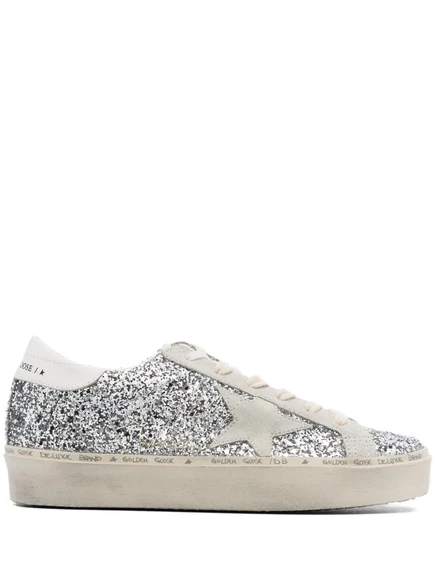 Женские кроссовки Golden Goose Hi-Star, серебристые