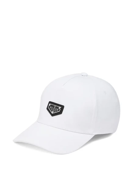 Унисекс бейсболка philipp plein с логотипом, белая